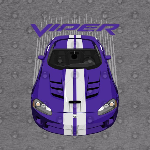 Viper SRT10-purple and white by V8social